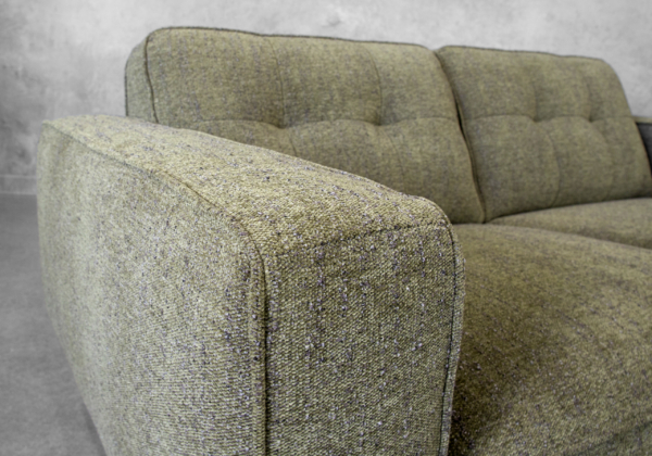 Dalkin Loveseat in Forest - Closeup