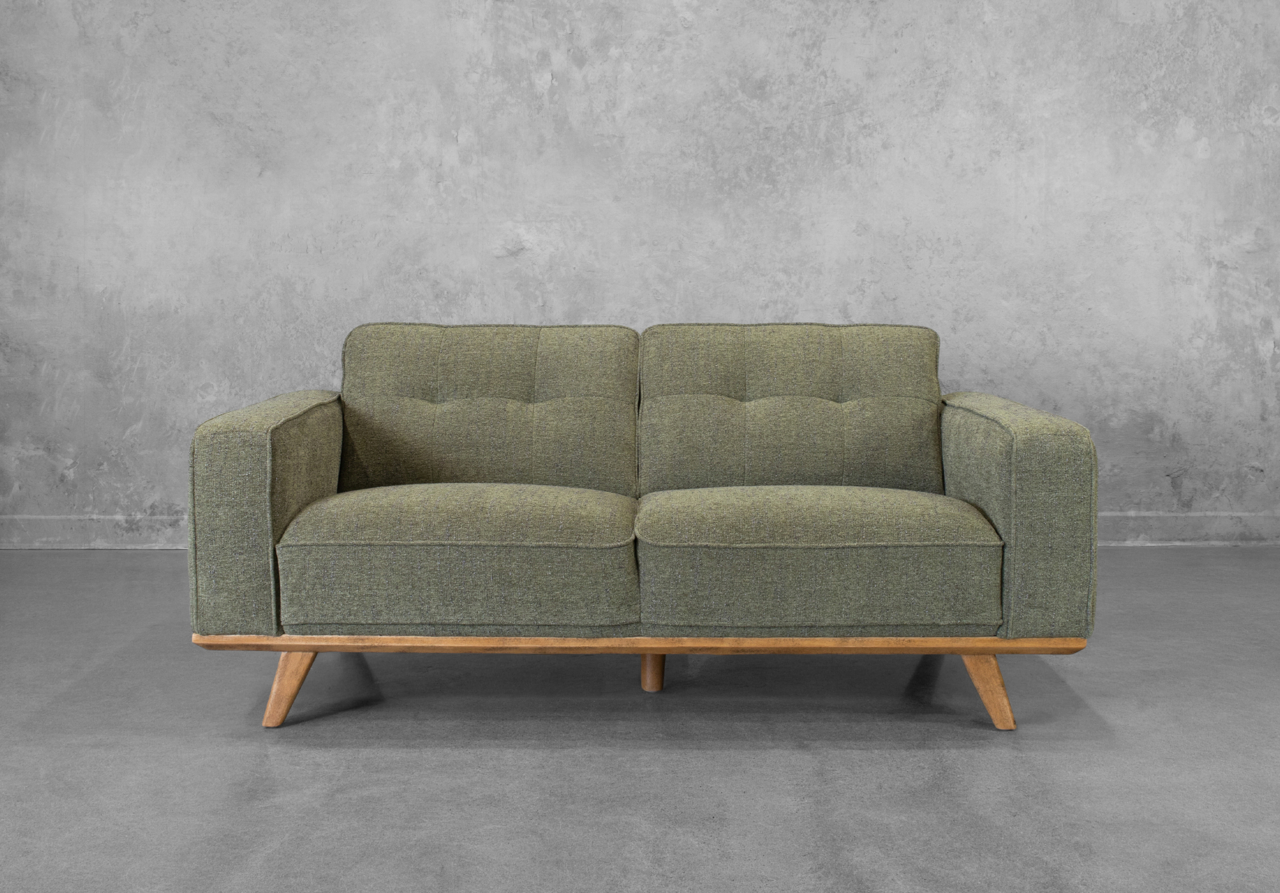 Dalkin Loveseat in Forest - Front Dalkin Loveseat in Forest - Front