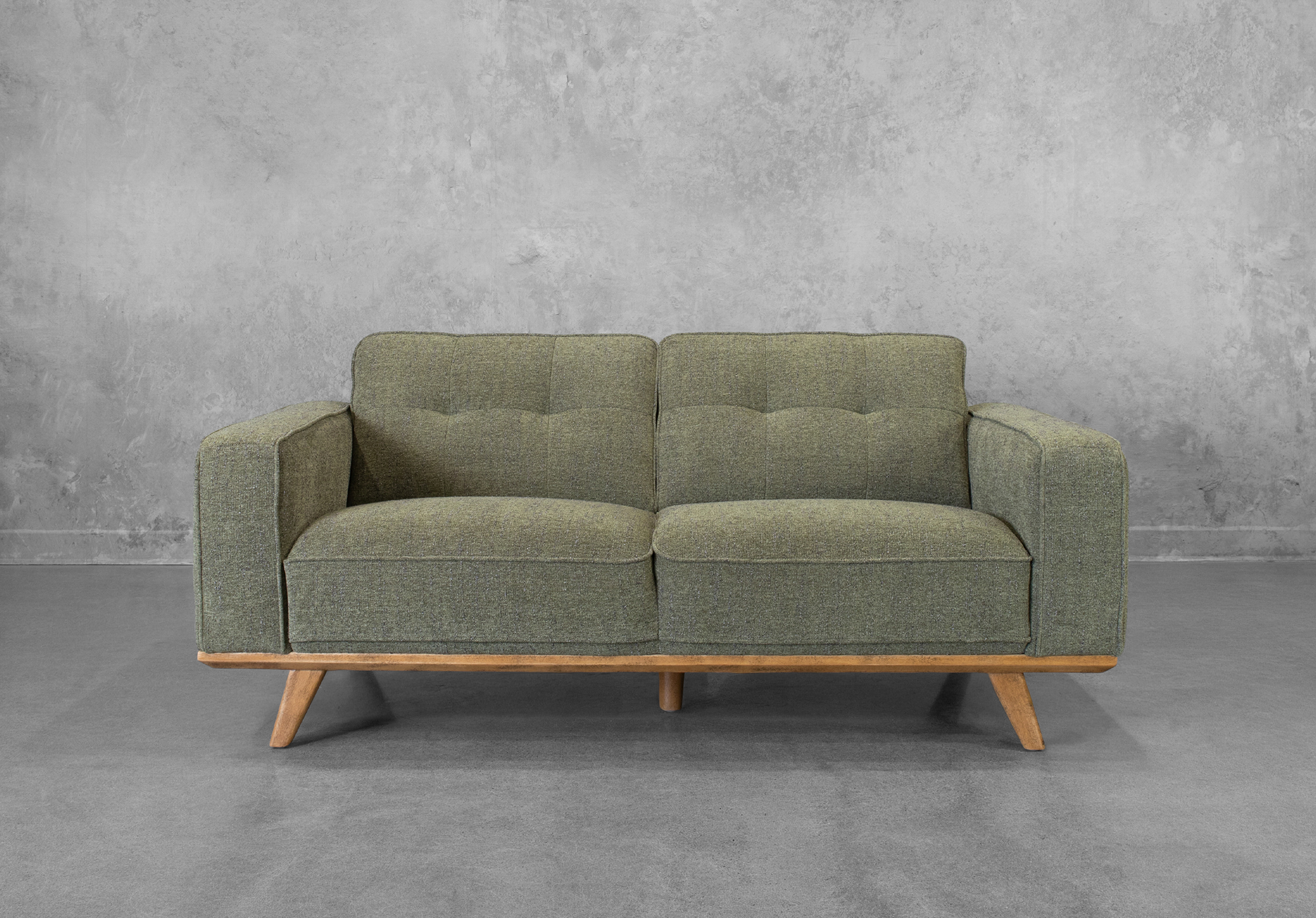 Dalkin Loveseat in Forest - Front