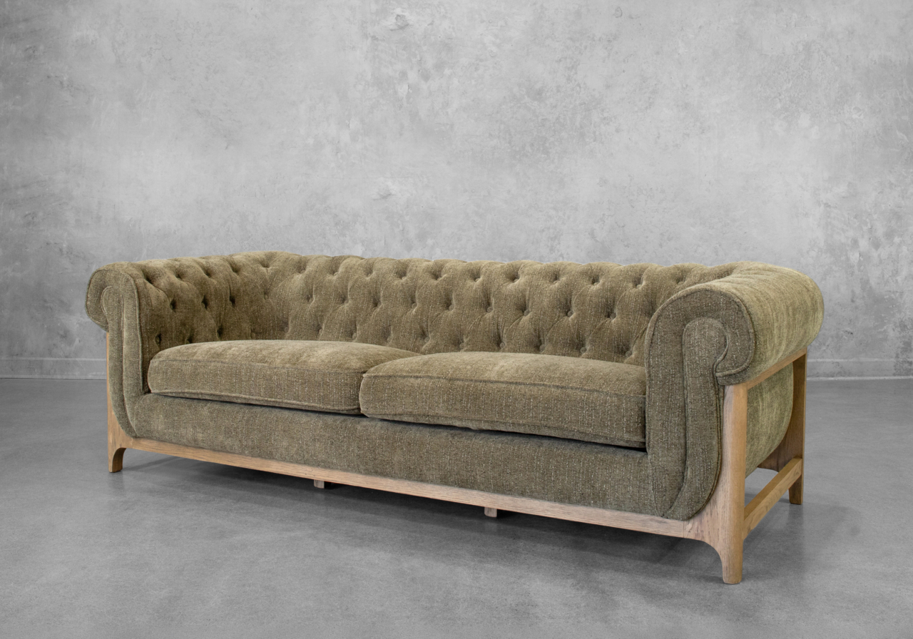Danika Sofa in Forest - Angle