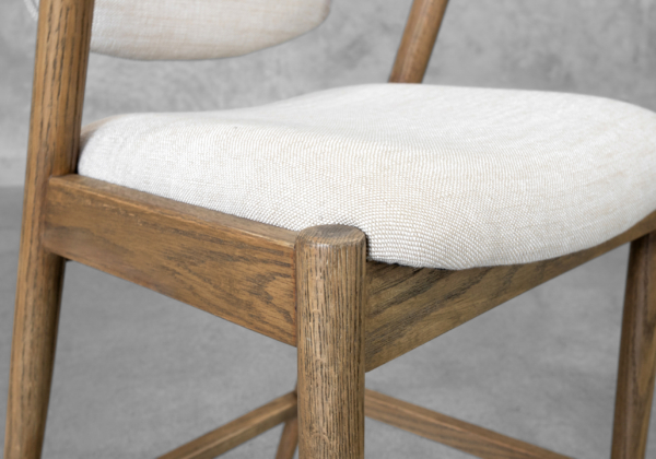 Evora Counter Stool in Wheat - Close Up 2
