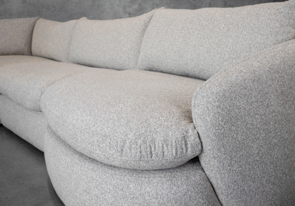 Pierre Sectional in Oyster - Close Up