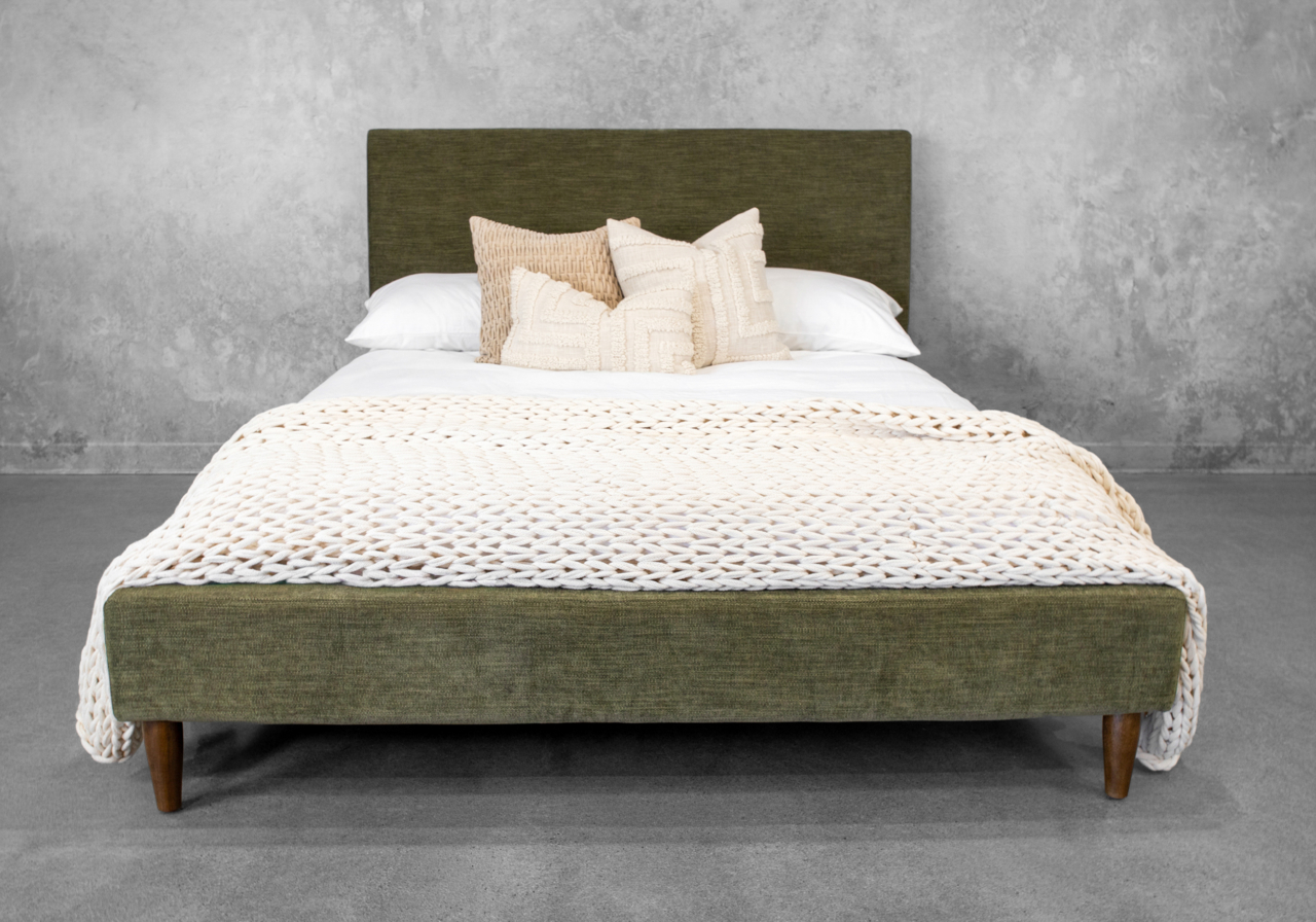 Sabine Fabric Queen Bed - Headboard without Cushions