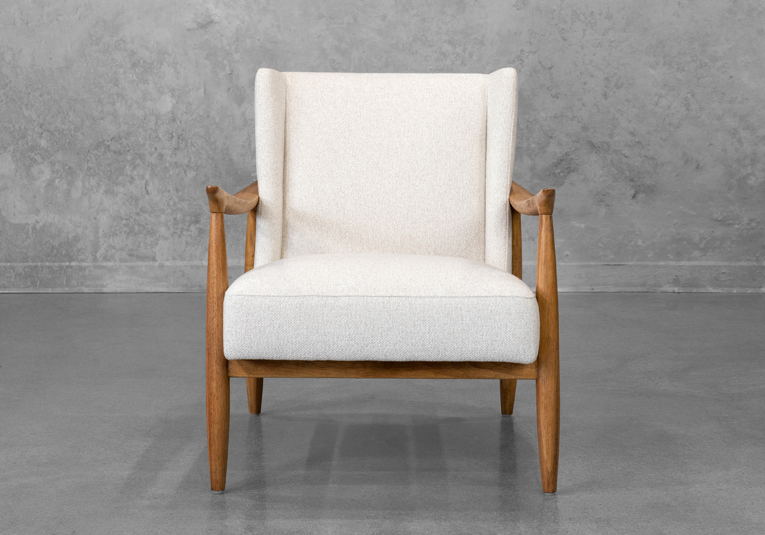 Clifton Chair in Lila Linen - Front