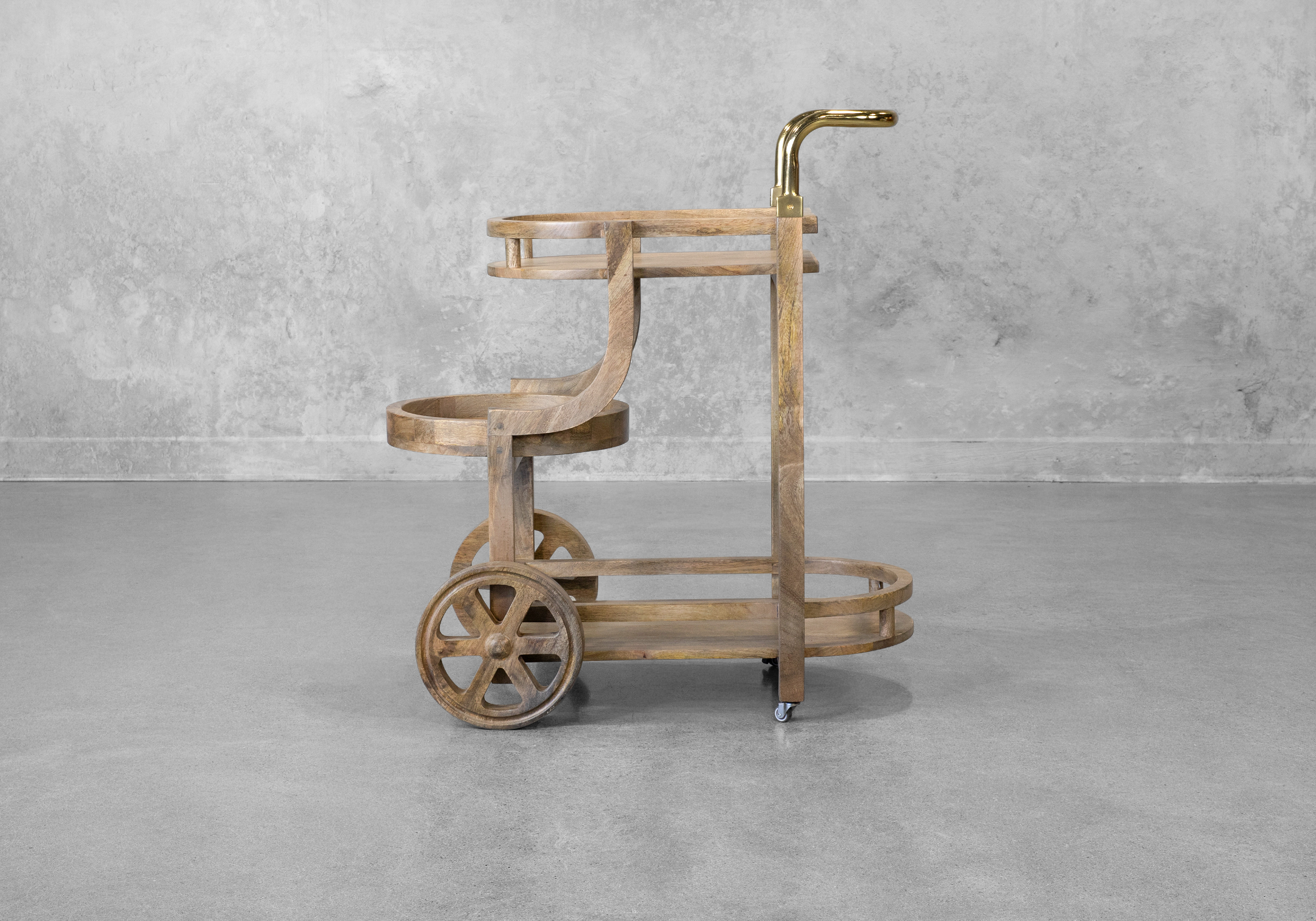 Dayal Trolley Table - Front