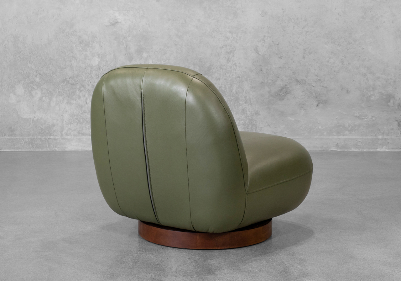 Petrie Chair in Green Bahama - Back
