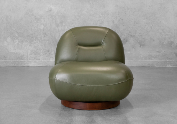 Petrie Chair in Green Bahama - Front