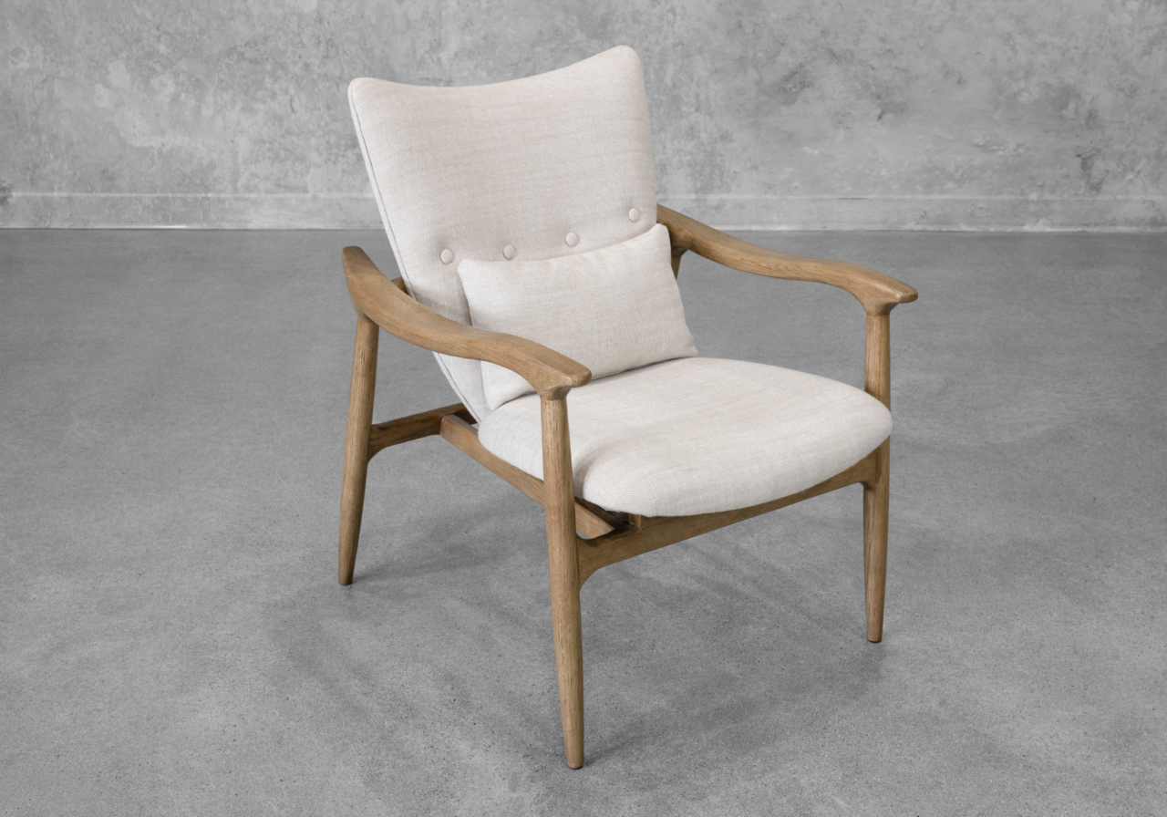 Tonio Accent Chair in Cream