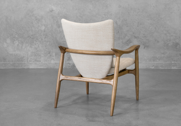 Tonio Accent Chair in Cream - Back
